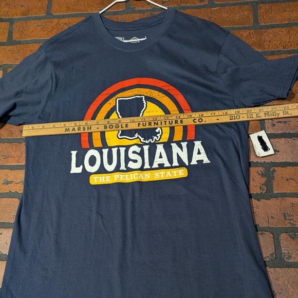 State Life Men's M Louisiana Pelican State Retro Graphic T-Shirt NWT - Picture 4 of 8